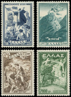 ** GRECE - Poste Aérienne - 62/65, Complet: Lutte De La Nation - Unused Stamps