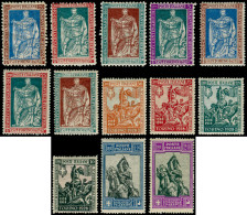 ** ITALIE - Poste - 213/22, Dont 213a/5b, Complet 13 Valeurs (Sas. 226/38) - Mint/hinged