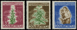 ** ITALIE - Poste - 567/69, Tabac - Ohne Zuordnung