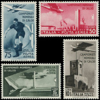 ** ITALIE - Poste Aérienne - 64/67, Football 1934 - Ohne Zuordnung