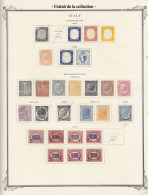 * ITALIE - Lots & Collections - Collection En Album Scott 1862-1967, Complète à Plus De 90%, Très Frais (cote Yvert) - Colecciones