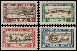 ** LIECHTENSTEIN - Poste - 78/81, Inondations - Sonstige & Ohne Zuordnung