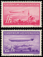 ** LIECHTENSTEIN - Poste Aérienne - 15/16, Graf-Zeppelin - Luftpost