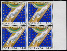 ** PORTUGAL - Poste - 1258a, Bloc De 4 Avec Phospho: Année Sainte - Neufs