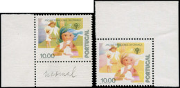 ** PORTUGAL - Poste - 1425, Sans La Couleur Bleu (cheveux Manquants) + Normal, Cdf: Année De L'Enfant - Other & Unclassified