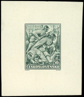 EPA TCHECOSLOVAQUIE - Poste - 338, épreuve En Vert: Bataille De Vouziers 1918 - Sonstige & Ohne Zuordnung