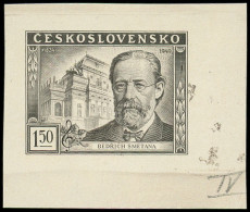 EPA TCHECOSLOVAQUIE - Poste - 506, Type Non émis (date 1949), épreuve D'artiste En Noir: 1.50k. Smetana (compositeur) - Otros & Sin Clasificación