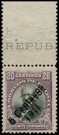 ** BOLIVIE - Poste - 91, Double Surcharge, Bdf: 20c. Santa Cruz - Bolivia