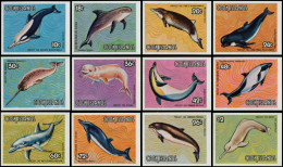 ** COOK - Poste - 752/63, Non Dentelés (tirage 150): Protection Des Baleines - Cook Islands