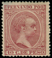 * FERNANDO PO - Poste - 16, Signé: 10c. Violet-brun - Fernando Poo
