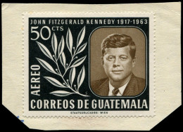 ESS GUATEMALA - Poste Aérienne - 307, Essai Type Non Adopté En Vert Et Brun (moins De 10 Connus): 50c. Kennedy - Guatemala