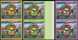 ** IRAK - Poste - 911/13, 3 Paires Non Dentelées: Football (Michel 999/1001) - Iraq