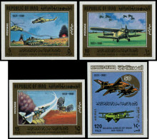 ** IRAK - Poste - 994/97, Non Dentelés: Forces Aériennes, Hélicoptère (Michel 1092/5) - Irak