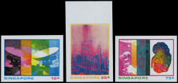 ** SINGAPOUR - Poste - 228/30, Non Dentelés (tirage 100): Science Et Industrie - Singapore (1959-...)