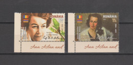 ROMANIA 2023 Joint Issue ROMANIA - ARMENIA - ANA ASLAN - Inventor Of The GEROVITAL Medicine -set Of 2 Stamps MNH** - Gezamelijke Uitgaven