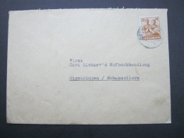 1946 , Ca. , ORTENBURG ,    Notstempel Auf Brief - Cartas & Documentos