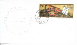 CUBA 1988 UPAE CONFERENCE 1 VALUE ON FIRST DAY COVER DECORATED RELIEF FDC - FDC