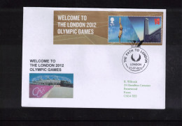 Great Britain 2012 Olympic Games London  Welcome To Olympic Games Interesting Letter - Verano 2012: Londres