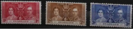 Swaziland: Año. 1937 - (Coronación De George VI). SG. Nº- *25/27 - En Perfecto Estado De, Conservación. - Swasiland (...-1967)