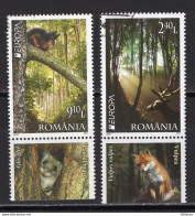 ROMANIA 2011: EUROPA - FOREST, 2 Used Stamps + Tabs - Registered Shipping! #1766035765 - Registered Shipping! - Usati