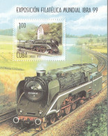 CUBA Block 153,unused,trains - Blokken & Velletjes