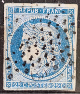 France 1850 N°4 Ob PC TB  Cote 65€ - 1849-1850 Ceres