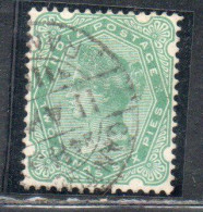 INDIA INDE 1892 QUEEN VICTORIA 2a6p USED USATO OBLITERE' - 1882-1901 Empire