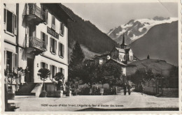 Trient : Hôtel Trient / L'Aiguille Du Tour Et Glacier Des Grands --- 1954 - Trient