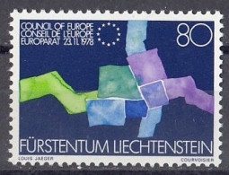 LIECHTENSTEIN 729,unused - Institutions Européennes
