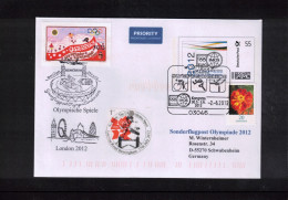 Germany + Austria 2012 Olympic Games London - IMOS Congress+Greetings Flight Wien-London Interesting Letter - Summer 2012: London