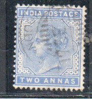 INDIA INDE 1882 1887 QUEEN VICTORIA 2a USED USATO OBLITERE' - 1882-1901 Empire