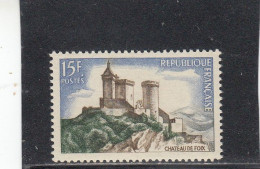 France - Année 1958 -  Neuf** - N°YT 1175** - Château De Foix - Nuevos