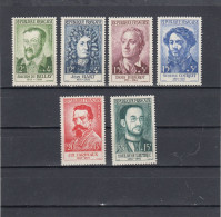 France - Année 1958 -  Neuf** - N°YT 1166/71** - Célébrités - Unused Stamps