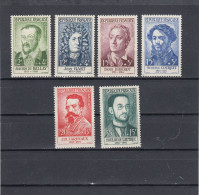 France - Année 1958 -  Neuf** - N°YT 1166/71** - Célébrités - Nuevos