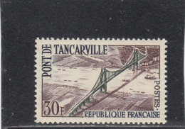 France - Année 1959 - Neuf** - N°YT 1215** - Inauguration Du Pont De Tancarville - Ongebruikt
