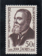 France - Année 1959 - Neuf** - N°YT 1217** - Jean Jaurès - Unused Stamps