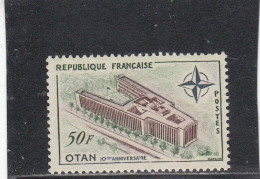 France - Année 1959 - Neuf** - N°YT 1228** - Le Palais De L'OTAN, Porte Dauphine - Neufs