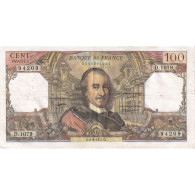 France, 100 Francs, Corneille, 1977, D.1079, TTB, Fayette:65.58, KM:149f - 100 F 1964-1979 ''Corneille''