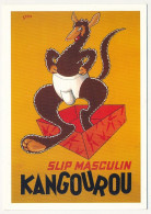 CPM -  Slip Masculin KANGOUROU - Reproduction D'affiche Ancienne SEGUIN - Bibliothèque Forney Ville De Paris - Advertising