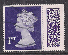 GB 2022 QE2 1st Purple Barcode Machin SG V4506 MEIL Used ( E1008) - Gebraucht