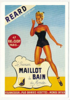 CPM -  REARD, Maillot De Bains - Reproduction D'affiche Ancienne (anonyme) - Bibliothèque Forney Ville De Paris - Werbepostkarten