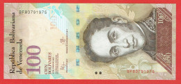 Vénézuela - Billet De 100 Bolivares - Simon Bolivar - 29 Octobre 2013 - P93g - Neuf - Venezuela