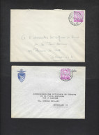 3 Documenten Resp. Verzonden Door Luitenant - Kolonel , Majoor En Kolonel Allen Met Stempel B.P.S. 12 ! LOT 206 - Briefe U. Dokumente