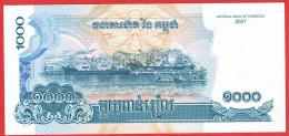 Cambodge - Billet De 1000 Riels - 2007 - P58b - Cambodge