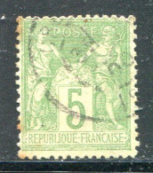 FRANCE- Y&T N°106- Oblitéré - 1898-1900 Sage (Type III)