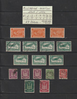 ALLEMAGNE - AVIATION - Entre 1919 Et 1923 -  N° 1 & 2 & 5 & 8 & 9 & 20 & 21 -- 17 Timbres Oblitérés - 2 Scann - Poste Aérienne & Zeppelin