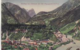 D6997) HIEFLAU Im Gesäuse Mit Der Planspitze - Bahnhof Wälder Häuser 1918 - Hieflau