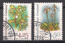 DK - Grönland  (1996)  Mi.Nr.  284 X + 285 Y  Gest. / Used  (10hd14) - Gebruikt