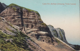 Northern Ireland PPC Cave Hill, Belfast (Showing Three Caves) Publ. W.E.Walton. BELFAST 1925 To Denmark (2 Scans) - Belfast