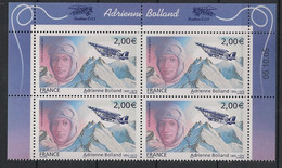 FRANCE - 2005 - Poste Aérienne PA N°Yv. 68a - Adrienne Bolland - Bloc De 4 Coin Daté - Neuf Luxe ** / MNH / Postfrisch - Airmail